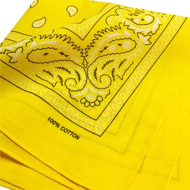 kakatrend Bandana, 100% Cotton, Men's Triangular Width, Adult, Paisley, Stylish, Handkerchief, Cotton, Bandana, Unisex, Set of 3, 21.7 x 21.7 inches (55 x 55 cm), D-Black Kelly Green