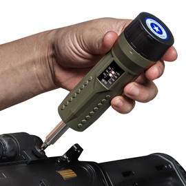 YOOIU 11PC S2 Bit Torque Screwdriver Kit with Visual Window - 10-70 in-lb Military Green Driver for Scope Mounting, Firearm & Bike Repair