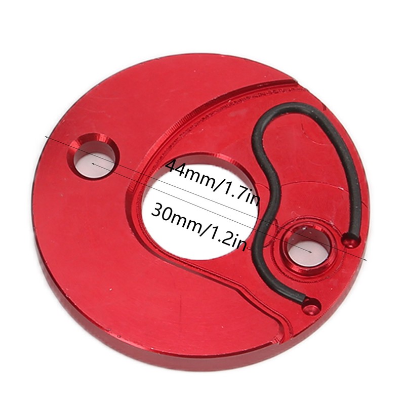 Carburetor Air Filter Adapter Red Replacement for 23cc 33cc 43cc