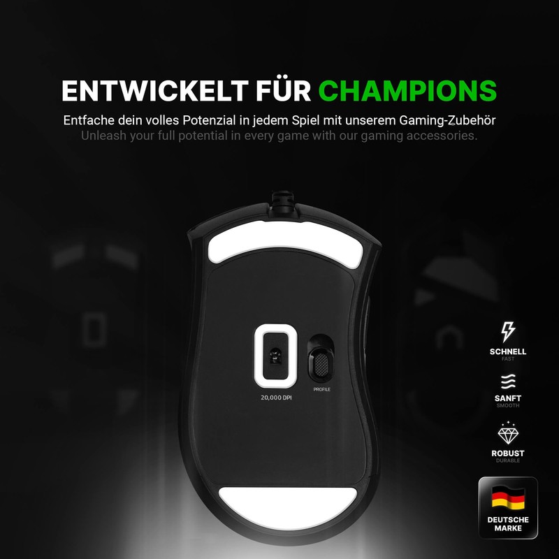 SensoryBoost DPS Glides (Set of 2) for Razer DeathAdder V2
