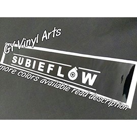 Gy Vinyl Arts Subieflow Windshield, Sun, Visor, Strip, Sun, Shade, Banners, Windshield, Decals, Stickers, for, ej20, WRX, STI, BRZ,Turbo,foreste (Other (Leave a Msg))
