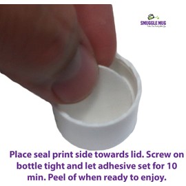 Smuggle Mug Shampoo, Umbrella & Sunscreen Flask Lid Seals | 24-Pack 24mm | Leak-Proof | Keep Your Hidden Beverages Secure | Perfect Cruise Companion