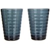Vasos Set of 2 330 ml Dark Grey