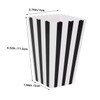 Mobestech Diy Popcorn Buckets 32 Pack Striped Paper Containers Bulk