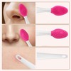 Reusable Silicone Pore Brush & Lip Scrubber Tool 2 in
