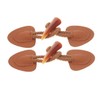 2 Pcs Faux Leather Sew-on Toggle Closures with Resin Horn