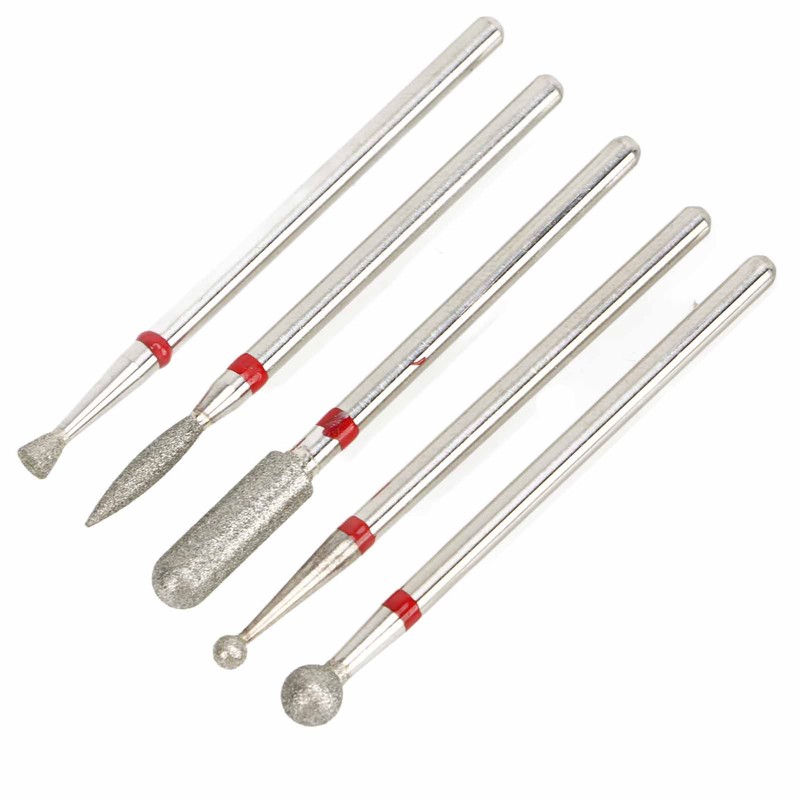 5 Type Nail Art Manicure Drill Bits Nail Drill Bits
