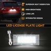POPMOTORZ Number Plate Light, 2 Pieces Number Plate Light for