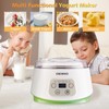 Yogurt Maker, Greek Yogurt Maker with Timer Control and Strainer,