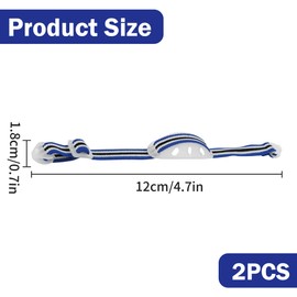 2Pcs Chin Strap for Hard Hat Blue Chin Strap Universal Hard Hat Chin Straps Adjustable Safety Helmet Chin Straps Compatible with Most Hard Hats Elastic Hat Accessories