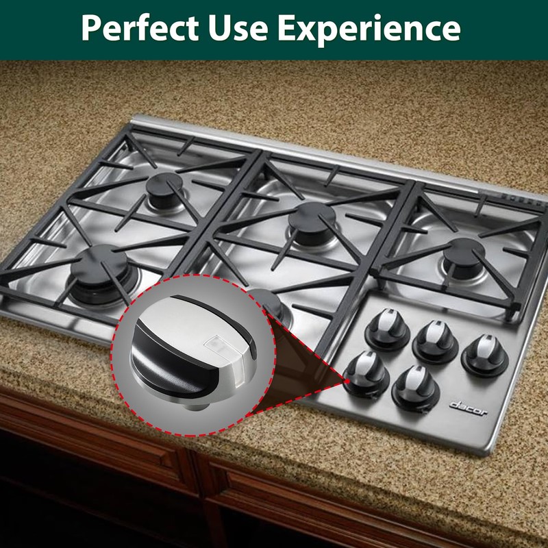 700834 Cooktop Knobs Replacement Parts for Dacor Stove Oven Burner