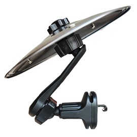 Car Air Vent Mini Cymbal Drum, Golden/Silver, 5.5 inch Musical Instrument Accessory for Dashboard (Silver, 2 Set)