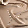 Baroque Pearl Necklaces for Women 14k Gold Plated Dainty Pearl