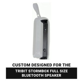 Spartan Mounts Bluetooth Speaker Wall Mount for Tribit Stormbox Full Size Speakers, Low Profile Mount Anywhere Design for Home, Office, Studio, Garage, Dorm, Patio, Auto, Boat, Golf Cart