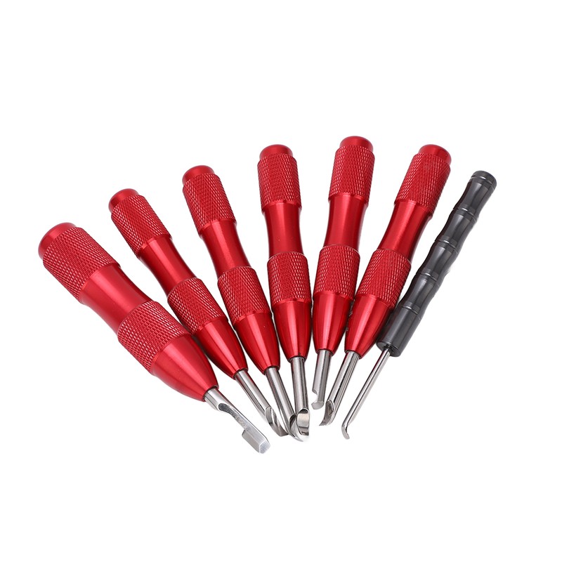 7 Pcs Watch Back Cover Opener Tool Multi Specification Aluminum