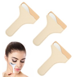 ValueBargain 2Pcs Eyeliner Stencils, Eyeliner Tool Applicator Stainless Steel Multi-functional Makeup Tool, Reusable Eye Liner Aid for Cat Eye and Eyeshadow