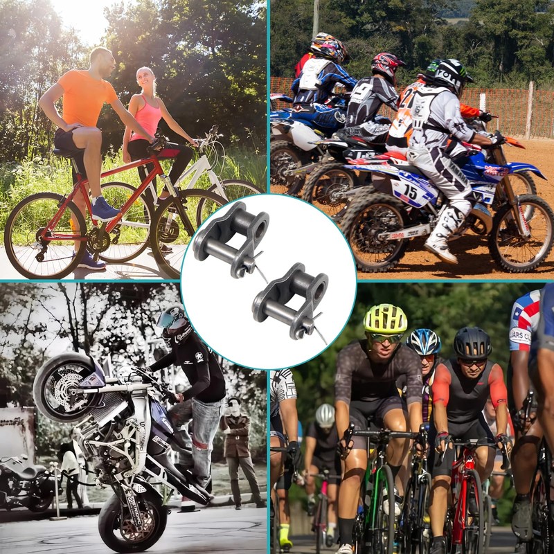 12Pcs #35 Chain Offset Half Link Roller, Chain Master Link,