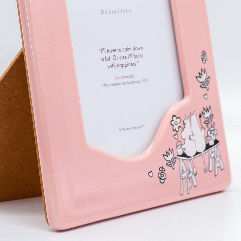 Moomin Classic Love Photo Frame, Pink, Height 5.9 inches (15