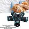 Cat Play Tunnel Toy Set Multipurpose Fun Interactive Bell Ball