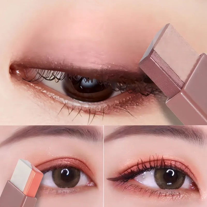 Sombra Ojos Dúo Retráctil Lameila Degradado Resistente Agua Color de
