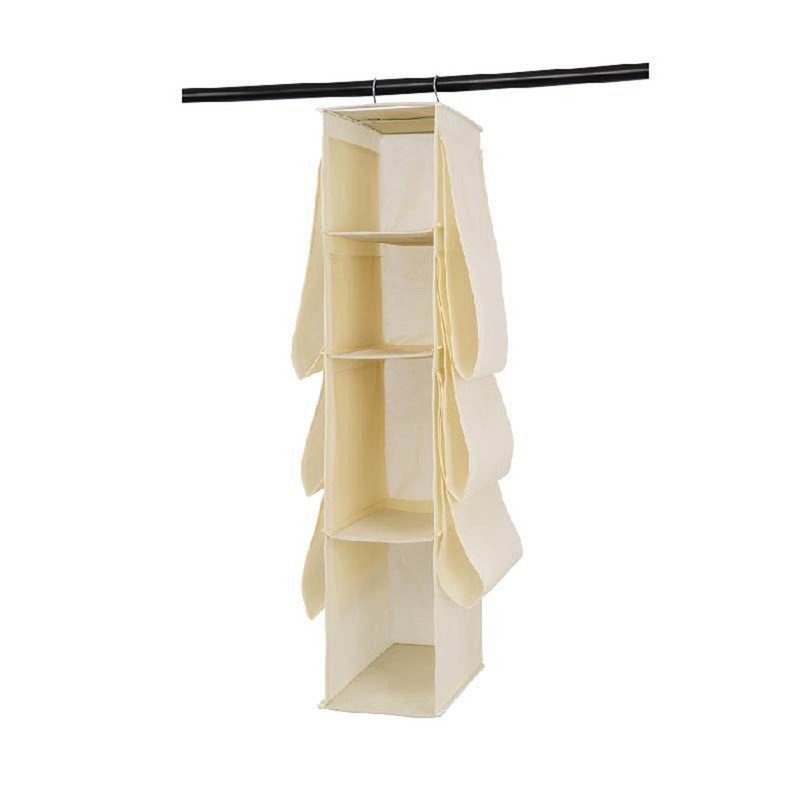 Hanging Purse Handbag Organizer Wardrobe Closet Dust Proof Shelf Rack