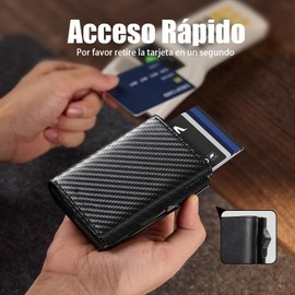Carteras de Hombre,Cartera para Hombre,Billetera Tarjetero Hombre,Carteras para Caballero,Carteras para Caballero Rfid,Regalos para Hombre