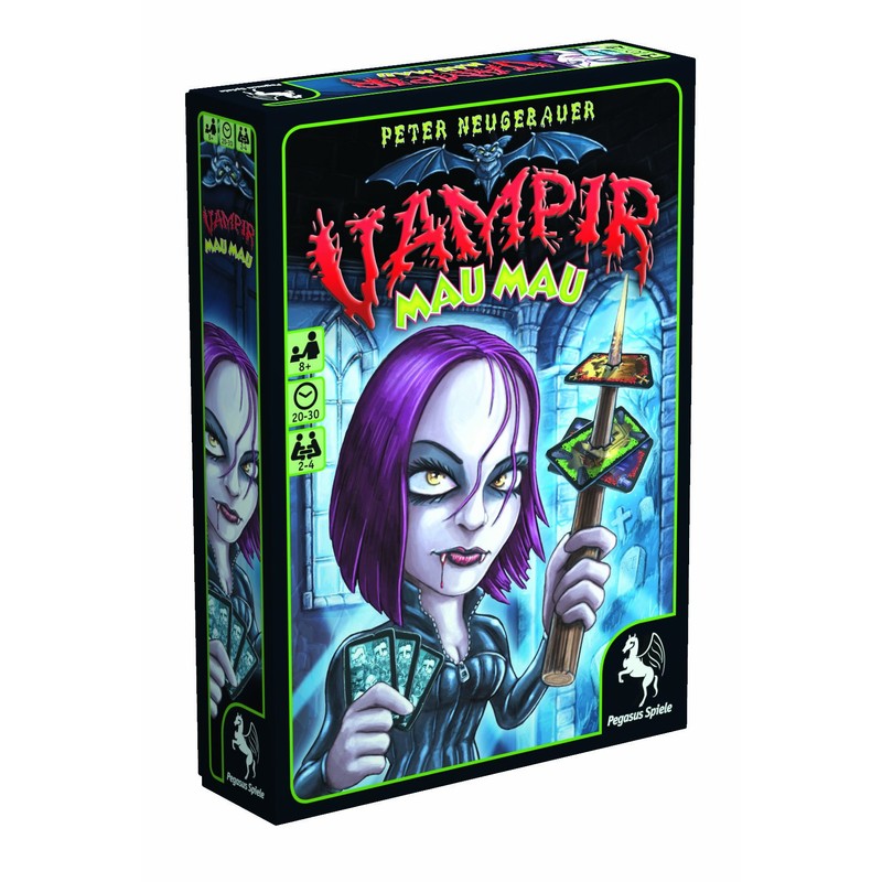 Pegasus Spiele 18120G – Vampire Mau Mau, Card Game