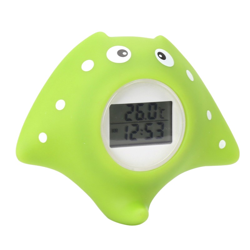 Baby Bath Thermometer Alarm LCD Display Fish Shaped Waterproof 0‑60