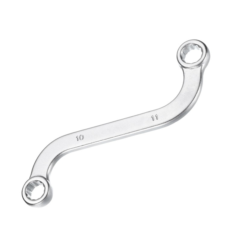 sourcing map S-Style Box Wrench Metric 10mm x 11mm 12-Point