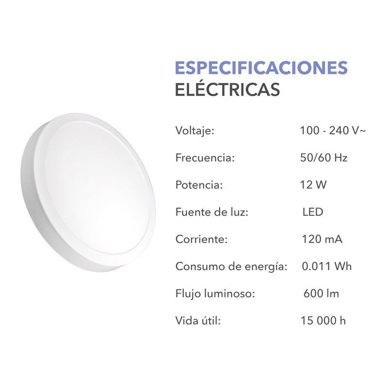 Rca Lámpara De Led Empotrable Rc-lmt12