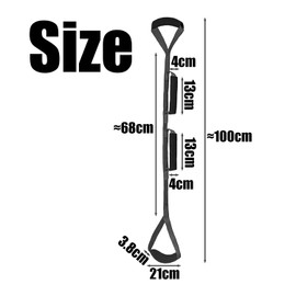 JTMKYO 1 Piece Of Leg Lifting Auxiliary Belt, Standing Auxiliary Equipment, Elderly Supplies, Leg Training Auxiliary Tools (Black).