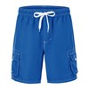 YSENTO Men's Swim Trunks with Mesh Lining Stretch Quick Dry