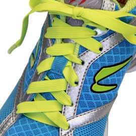 Slacklace Elastic Shoelaces - Flat Lace, No Lock, No Re-Tie - Lace Replacement for Any Shoe