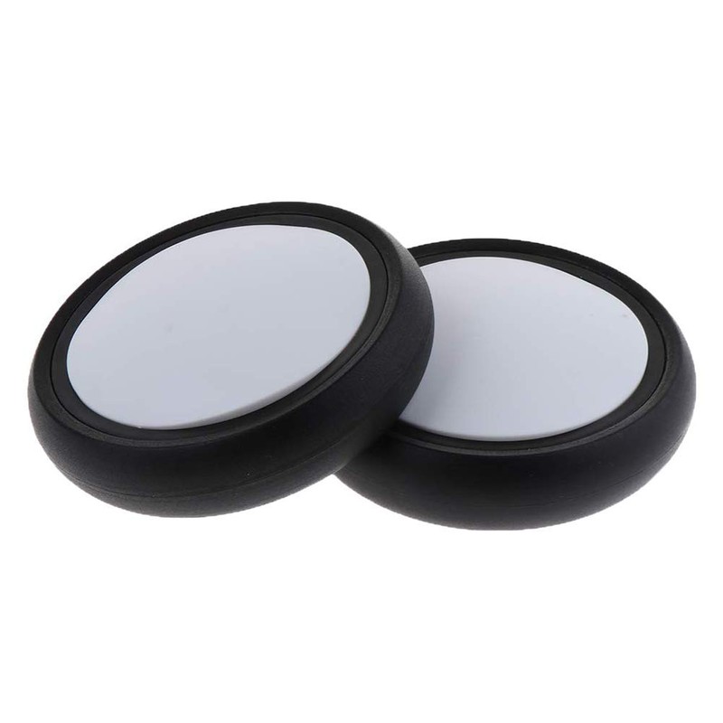 Pram Wheel 1 Pair Practical Stroller Heavy Duty Rubber Flexible