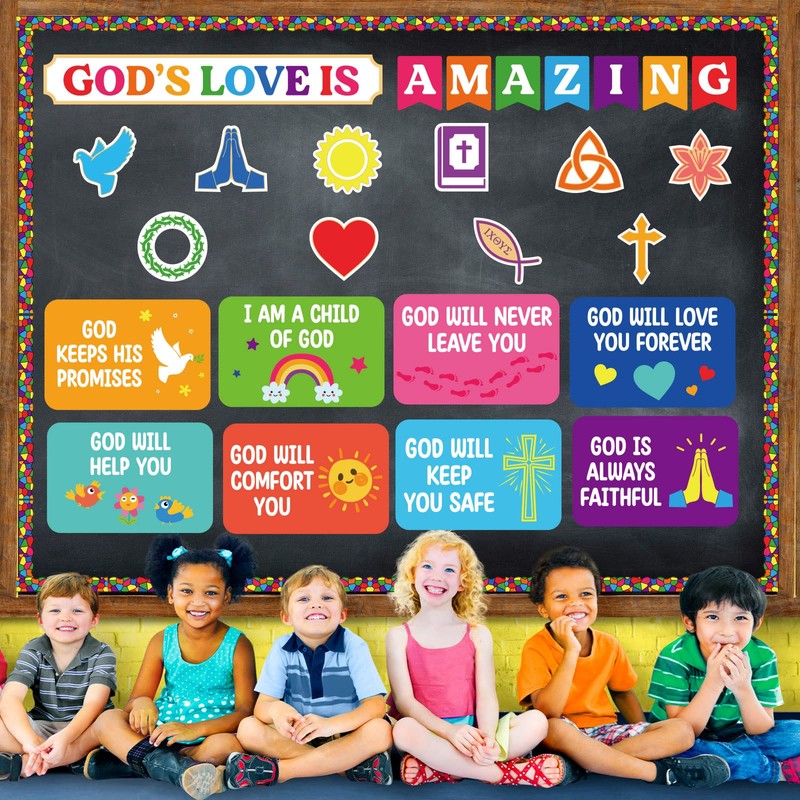 God's Love is Amazing Christian Bulletin Board Decorations Religious Classroom