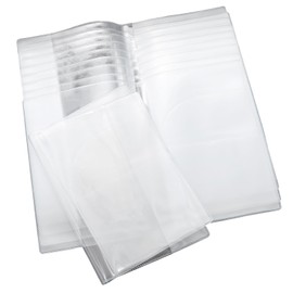 PINE & LINEN 10 Pack clear Passport Cover, Plastic Passport Protector Case Transparent,Travel Document Organizer for Travel/Globetrotters