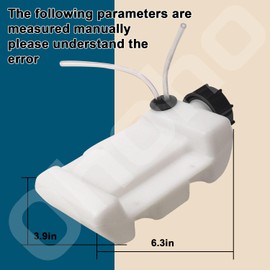 308682055 3075702 Fuel Tank Assembly for Ryobi RY251PH, RY254BC, RY253SS, RY251PHVNM, RY252CS, RY252CSVNM Trimmer | 308682055 Fuel Tank Compatible with Homelite Toro String Trimmer