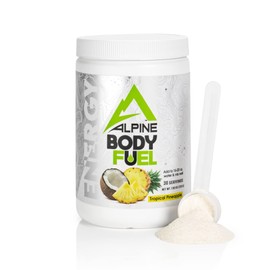 Alpine Innovations Body Fuel Focus + Energy - Great Tasting Supplement Made to Enhance Focus and Provide Energy Without The jitters. (30 Scoop Tub, Strawberry Cream)