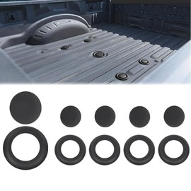 CNNELL 5th Wheel Hitch Puck Cover Plug Trim Ring Kit Compatible with Ford F250 F350 F450 F550 Super Duty Trucks 2011-2023 BC3Z-99000A25-A