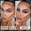 CCbeauty 2-IN-1 Matte Contour Stick Makeup,Cream Dual Highlighter Bronzer Stick,