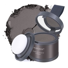 FREEORR 1Pc Root Touch Up Hair Powder, Hairline Shadow Powder Root Cover Up for Thinning Hair, Hair Powder for Women Men Gray Hair Coverage Touch Up Hair Powder-Dark Maroon