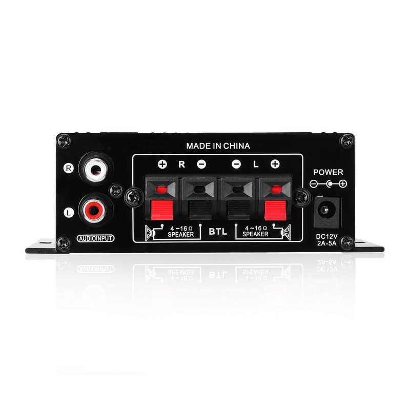 Snsowed AK270 Mini Audio 2 Channel Stereo Power Amplifier Portable