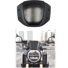 Yoothi Compatible Honda Motorcycle CB650R CB1000R 2019 2021 Motorcycle Screen Easy Installation Windshield Windshield Screen Parts ›Screen Body (Black)