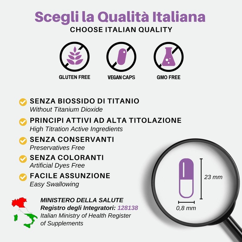 Lico Immunil Immune System Support Supplement | Quercetin, Lactoferrin, Zinc,