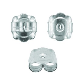 BJC® Sterling Silver 925 7mm Extra Large Heavy weight Earring Backs/Scrolls/Butterfly Backs