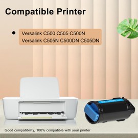 Kminoteh VersaLink C500/C505 106R03866 Cyan Extra High Capacity Toner Cartridge Compatible for Versalink C500 C505 C500N C505N C500DN C505DN Printers (9,500 Pages)