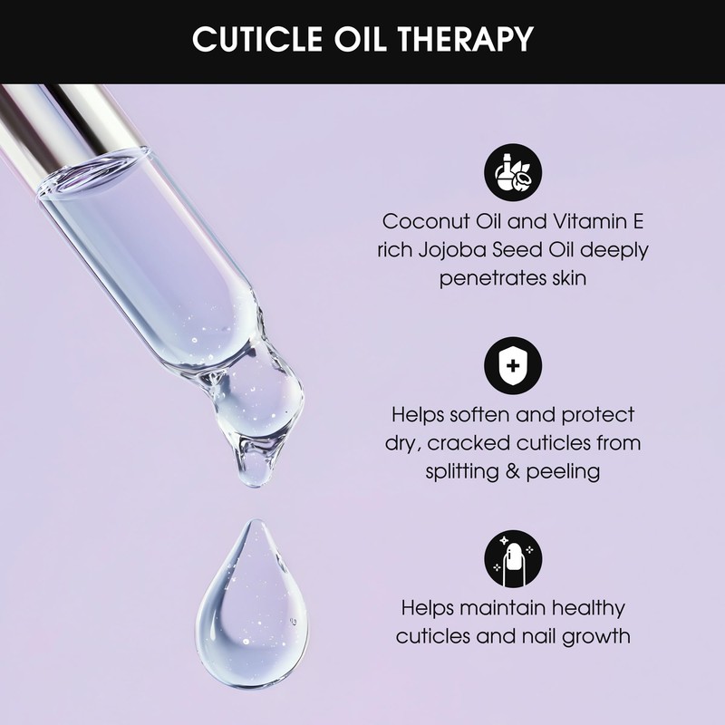 Deborah Lippmann Cuticle Oil, Hydrating Nail Care Treatment, Repair Dry
