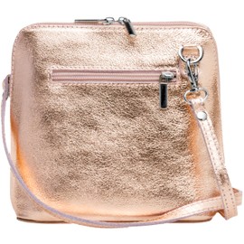 Caspar TL778 Small Elegant Women's Leather Clutch Shoulder Bag - Yellow -