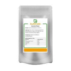 Acerola Powder | Superfood | Vitamin C (28.1%) | Maltodextrin | Acerola Powder | Buxtrade | Various Sizes