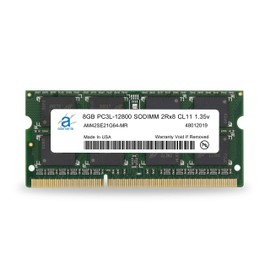 Adamanta 8GB (1x8GB) Compatible for HP EliteBook 2170p 2560p 2570p 2760p 8460p 8460w 8470p 8470w 8560p 8560w 8570 DDR3L 1600Mhz PC3L-12800 SODIMM 2Rx8 CL11 1.35v Notebook Laptop Memory Upgrade RAM